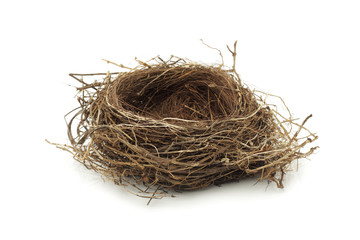 Empty bird nest - Powered by Adobe