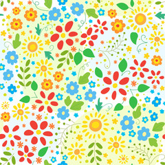 seamless floral background