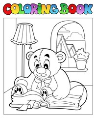 Livre de coloriage avec ours en peluche 2