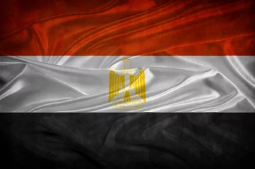 Tuinposter Egypt Flag © IvicaNS