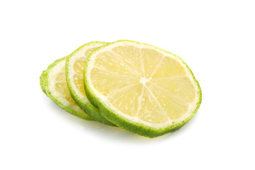 Obraz na płótnie Canvas slices of lime