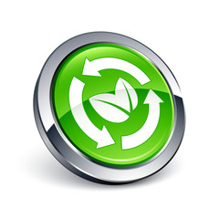 icône bouton internet recyclage