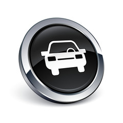 Obraz premium icône bouton internet voiture automobile transport