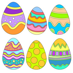 Colorful Easter Egg Collection