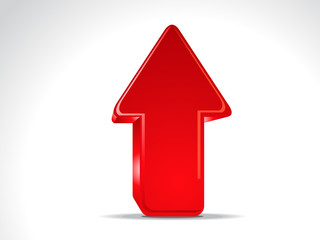 abstract upload arrow icon