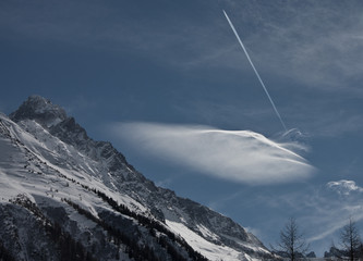 Ciel du massif du Mont Blanc