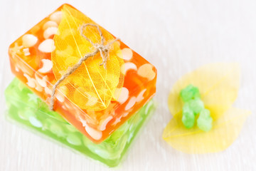 Handmade Soap closeup