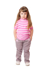 Staying little funny girl