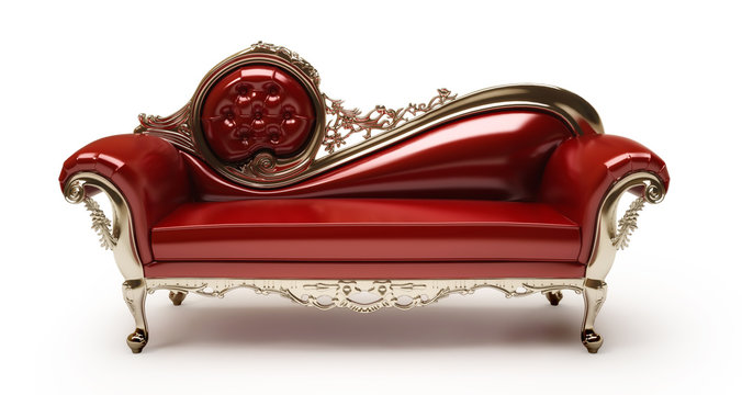 Red luxurious sofa Stock Illustration | Adobe Stock