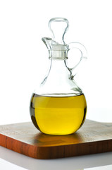 A bottle of olive oil