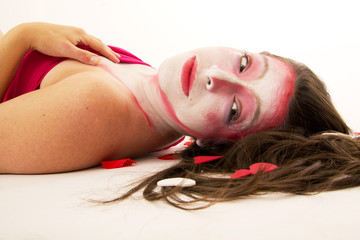 Obraz premium Mime with make up