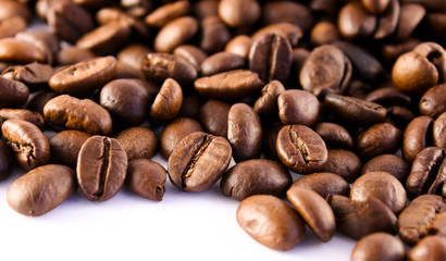 Coffee beans background