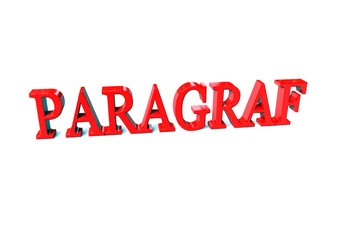 Obraz premium Paragraf