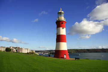 Plymouth, Lighthouse, England