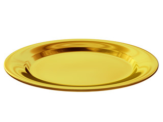 Golden plate