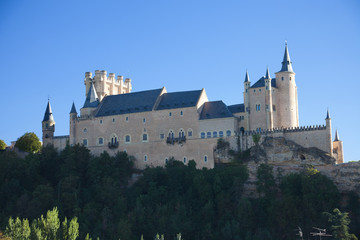 Fototapeta na wymiar Segovia Alcazar panoramic. Spain