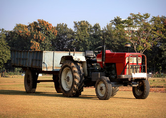 Fototapeta premium old tractor