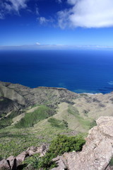 Gran Canaria's coast with Tenerife in background