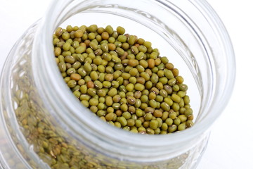 Habas de soja verde