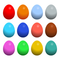 Glänzende Ostereier