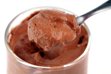 La mousse  chocolatée