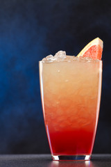 Fresh coctail with grapefruits