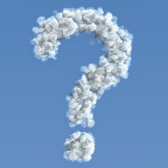 Question mark cloud