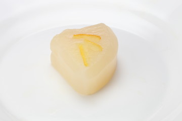 Japanese white radish with yuzu