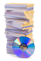Fototapeta premium Documents and DVD