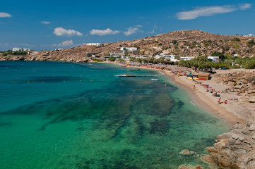 Paradise beach of Mykonos