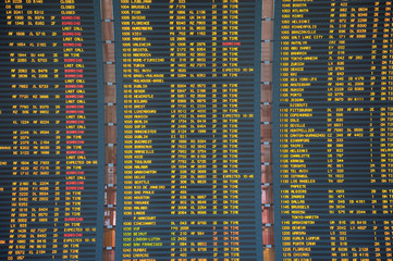 Fototapeta premium Departures in Airport