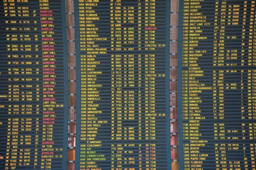 Photo sur Plexiglas Aéroport Departures in Airport
