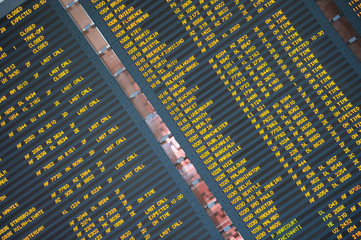 Fototapeta premium Departures in Airport