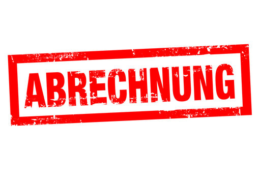 Abrechnung
