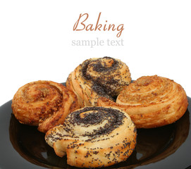 Pastry with walnut and poppy