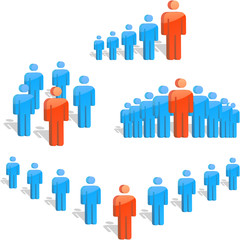 Teamwork concept. Vector illustration.