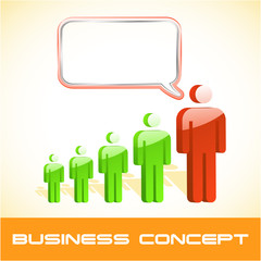 Obraz premium Business concept. Vector illustration.