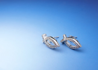 silver earrings