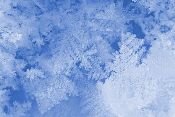 Fototapeta na wymiar Stucture of snow surface