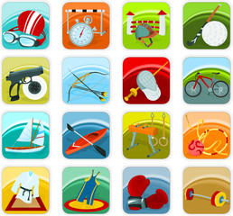 Set of a sport icons