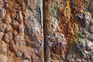 Rusty metal surface