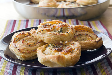 Baked curved patties