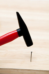 hitting a nail in the head