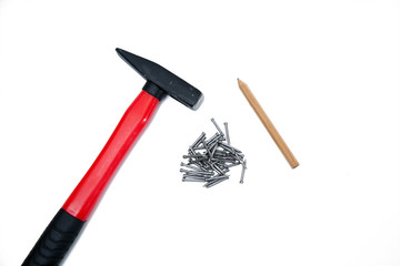 Hammer and nails