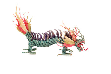 dragon on white background .