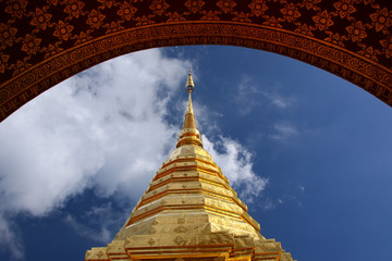 The pagoda of Chiangmai, Thailand