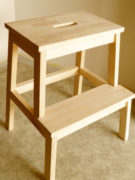 Beech Wood Board Step Stool