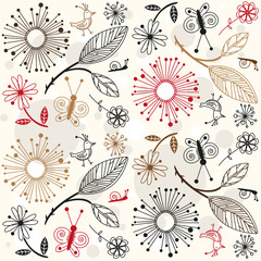 Texture florale 2, vecteur © nina