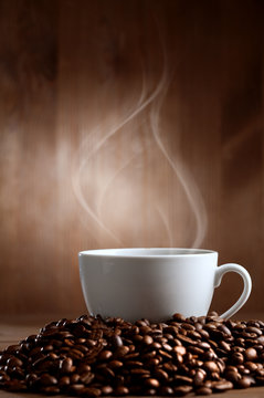 warm cup of ciffee © Anatoly Tiplyashin