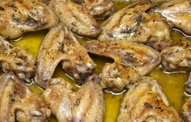alitas de pollo asadas